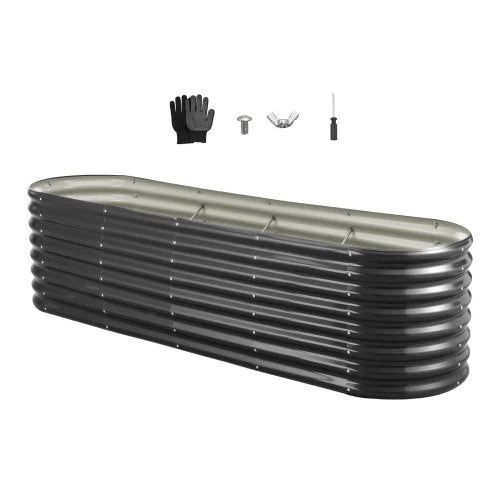VEVOR Metalinė daržovių lysvė 240x60x56cm