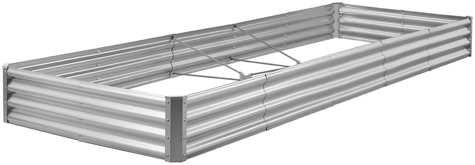 Vevor Metalinė daržovių lysvė 3605x1205x285mm sidabrinė