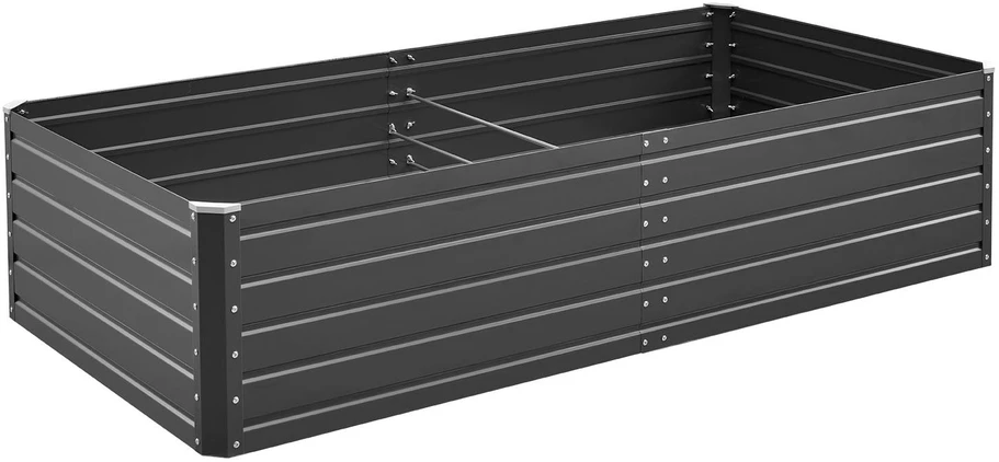 VEVOR Metalinė pakelta sodo lysvė, 2.0 x 1.0 x 0.5 m