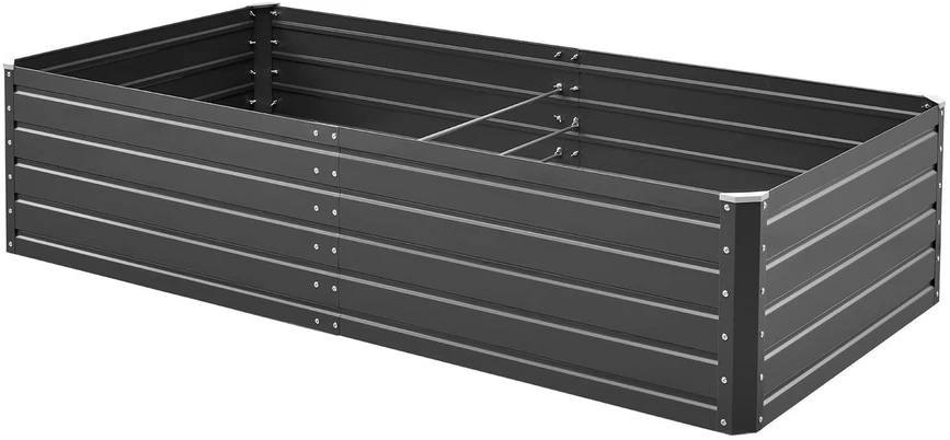 VEVOR Metalinė pakelta sodo lysvė, 2.0 x 1.0 x 0.5 m