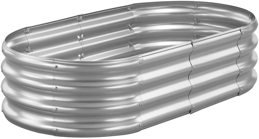 VEVOR Metalinė daržovių lysvė 1195x585x270mm sidabrinė