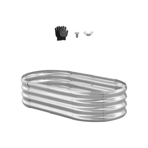 VEVOR Metalinė daržovių lysvė 1195x585x270mm sidabrinė
