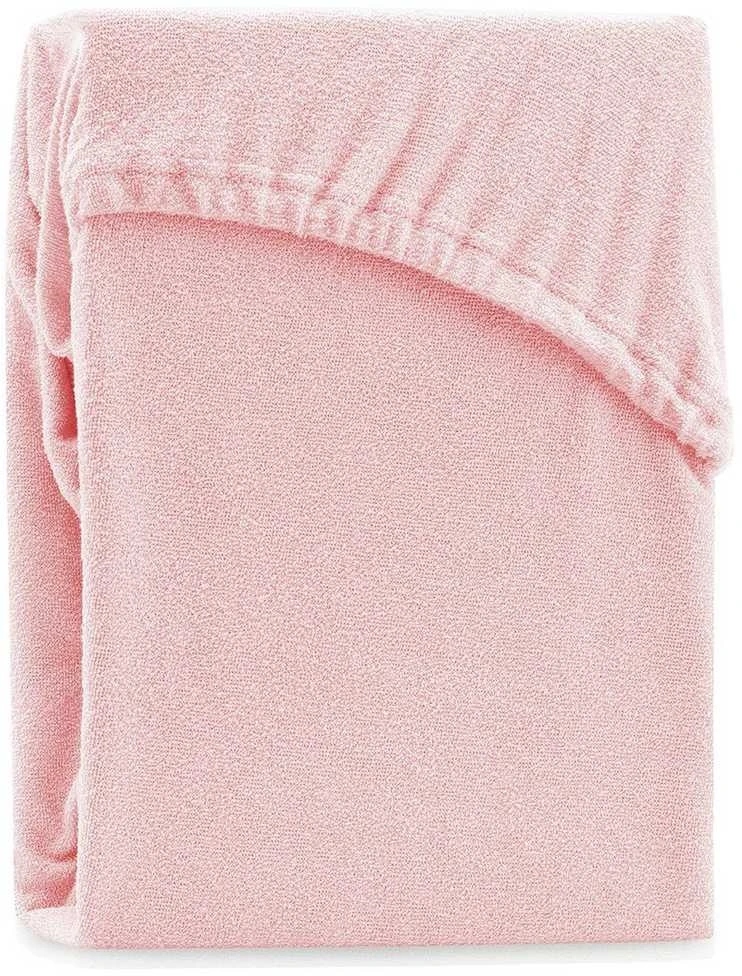 AmeliaHome Paklodė su guma 120–140x200 cm persikinės spalvos