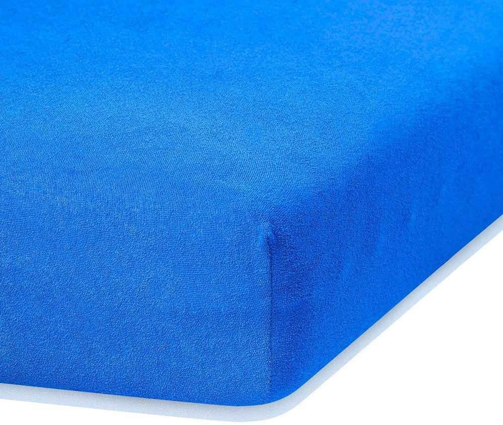 Paklodė su guma 140–160x200 cm mėlyna