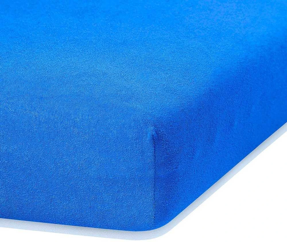 Paklodė su guma 140–160x200 cm mėlyna
