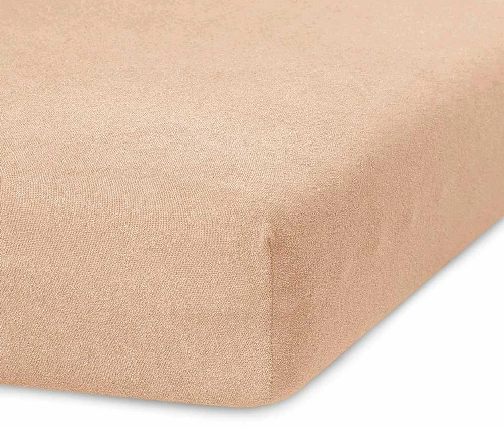 AmeliaHome Paklodė su guma 180–200×200+30 cm smėlinė AH RUBY