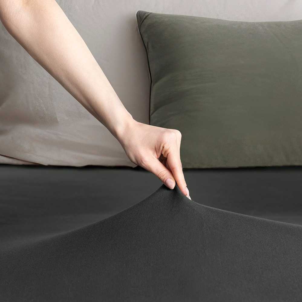 DecoKing Paklodė su guma 220–240 × 200 cm (+30 cm)