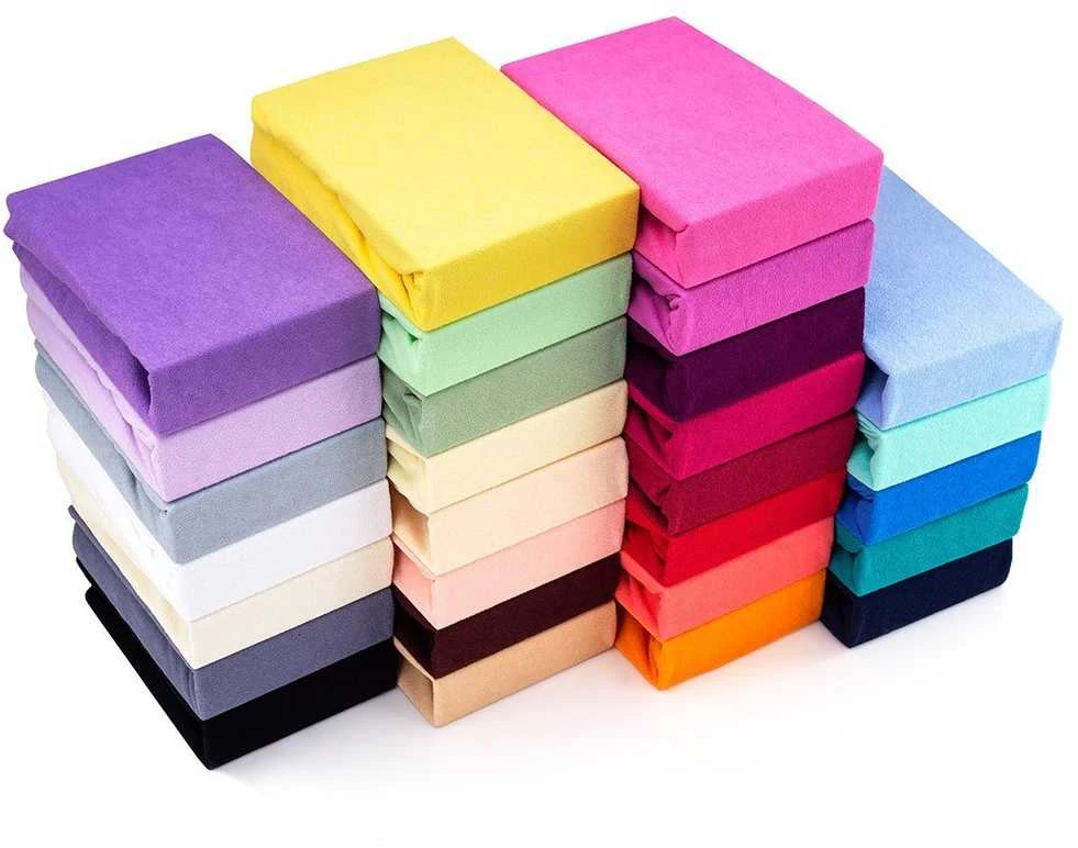 Paklodė su guma 220–240x220 cm bordo spalvos