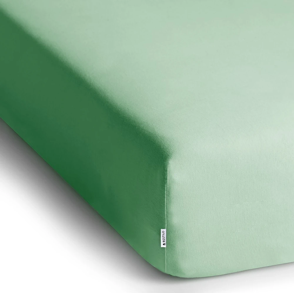 DecoKing Paklodė su guma Amber AmeliaHome 80–90 × 200 + 30 cm, mėtų spalvos