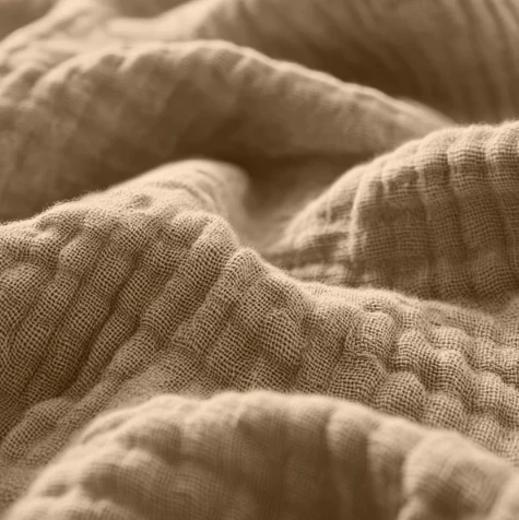 Paklodė su guma „Dreamhouse Muslin Nude“ 160 × 200 + 30 cm