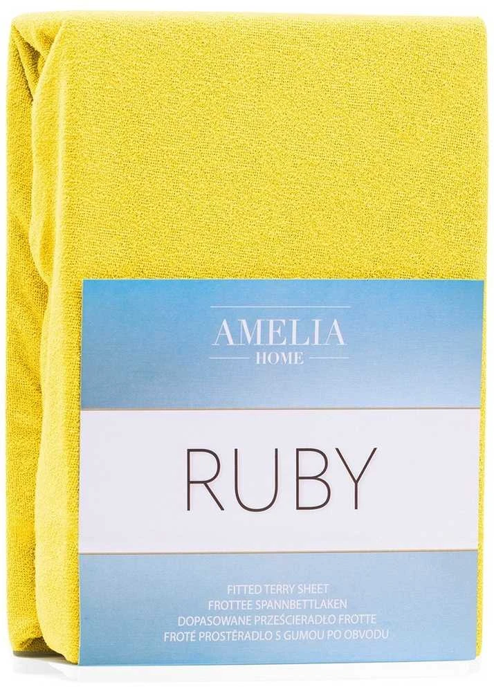 Paklodė su guma geltonos spalvos AH Ruby
