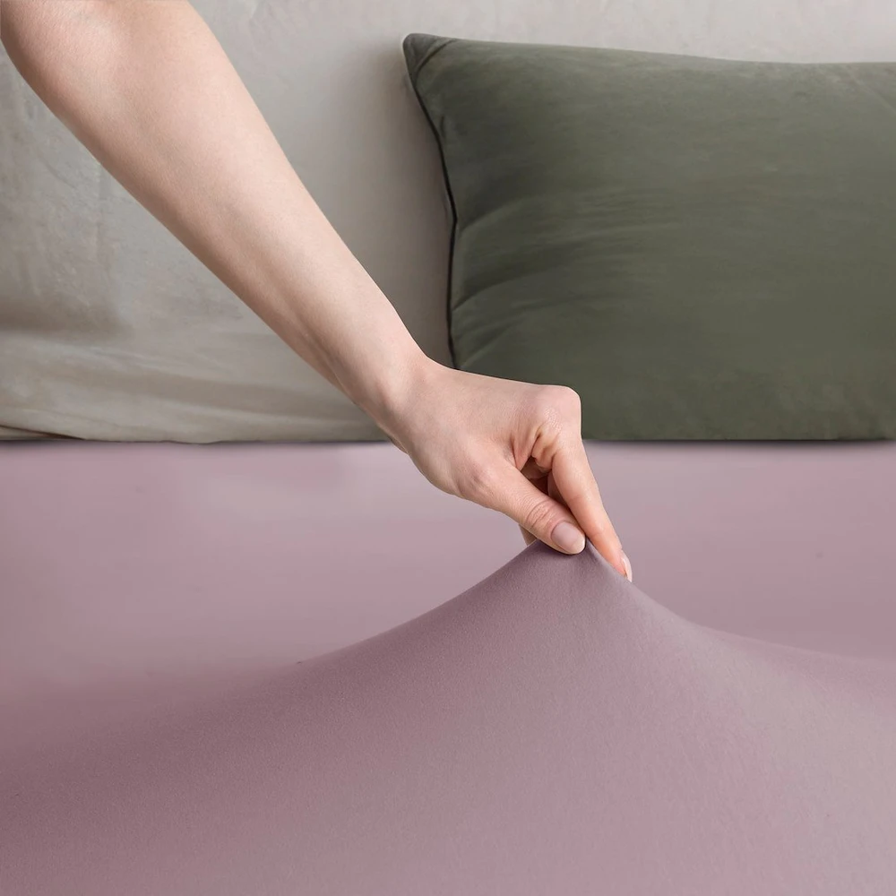 DecoKing Paklodė su guma Restilo, rožinė