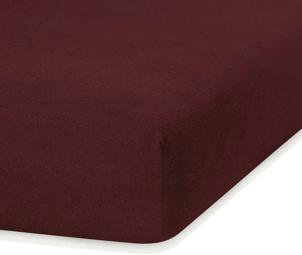 Paklodė su guma rudos spalvos 100–120x200 cm