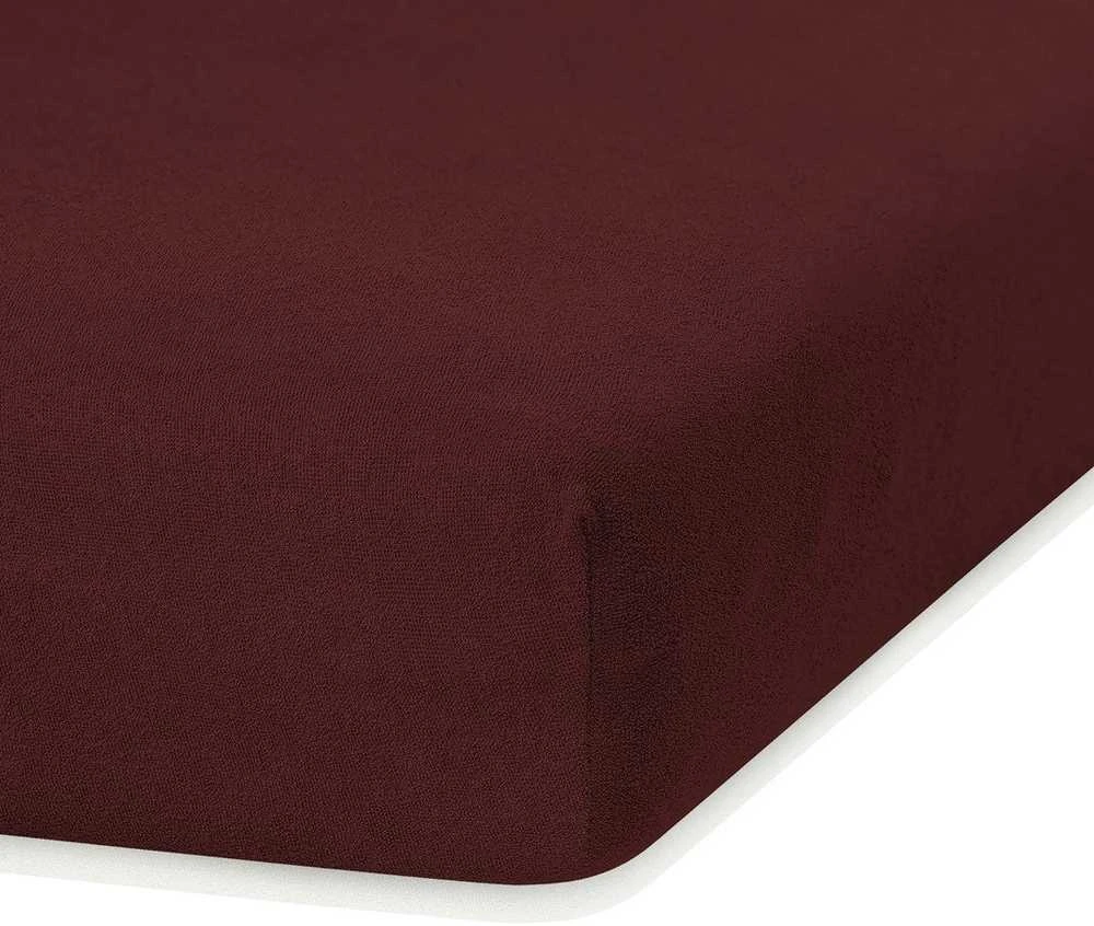 Paklodė su guma rudos spalvos 100–120x200 cm