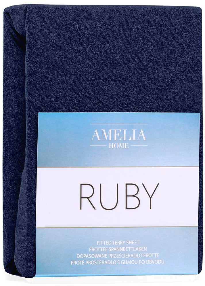 Paklodė su guma tamsiai mėlyna 220–240x220 cm