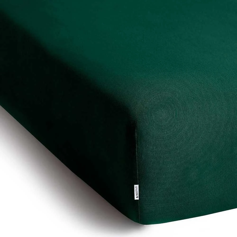 Paklodė DecoKing Amber 180-200x200+30 cm, spalva: tamsiai žalia