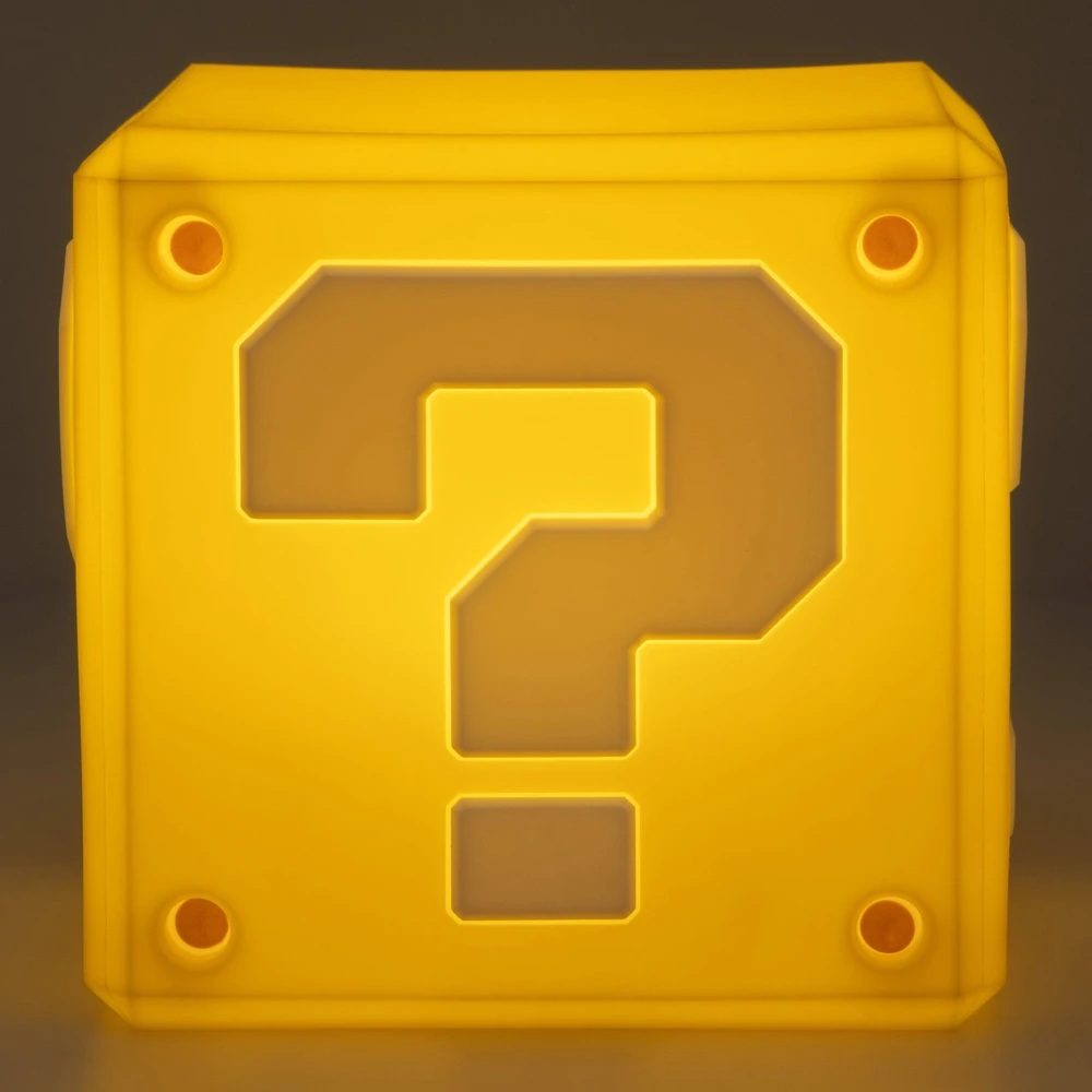 Paladone Super Mario - klausimų blokas „SquishyGlo Light“