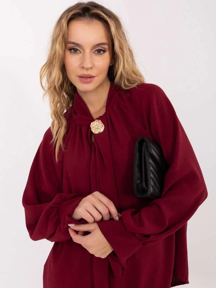 Palaidinė bordo atspalvio Makadamia – elegancijai ir jaukumui kasdienai.
