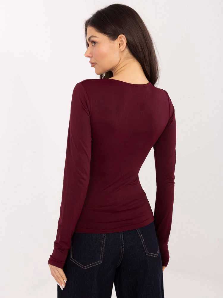 Palaidinė bordo spalvos IT – elegancijai ir jaukumui kasdien.