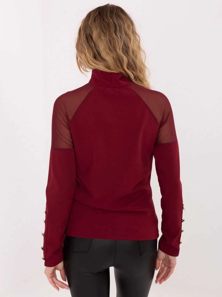 Palaidinė bordo spalvos Makadamia – elegancijai ir jaukumui kasdien.