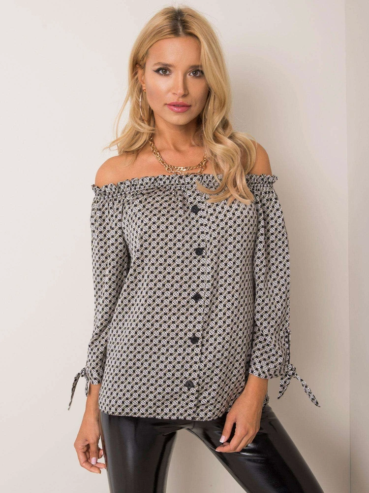Palaidinė-D52211W10987B-juoda ir balta