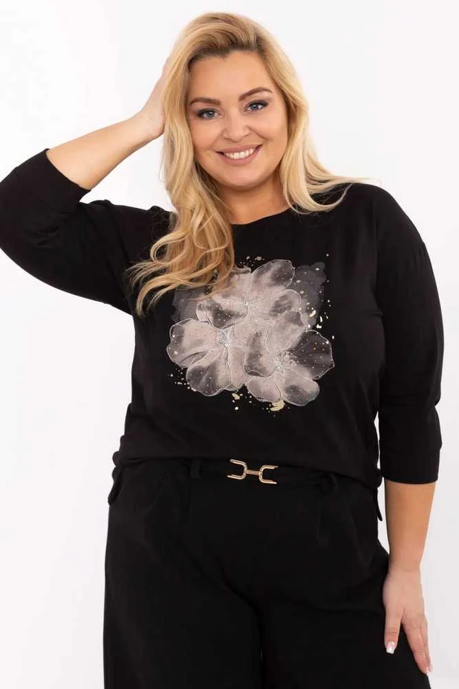 Palaidinė juoda elegantiška