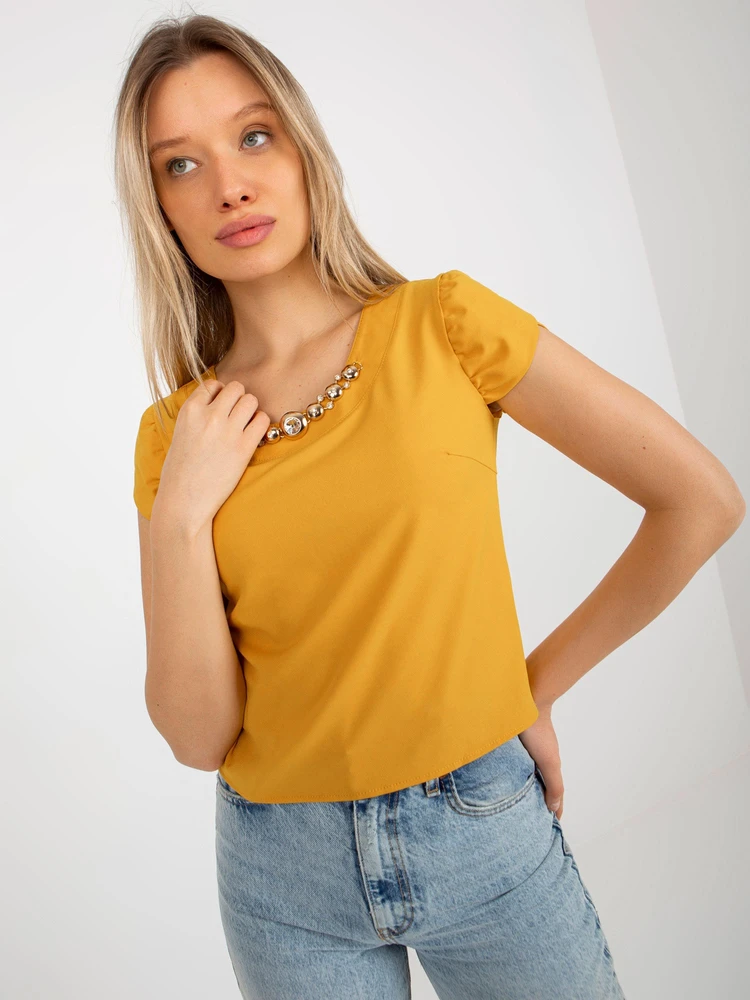 Palaidinė-LK-BZ-505783-1,42P-tamsiai geltona