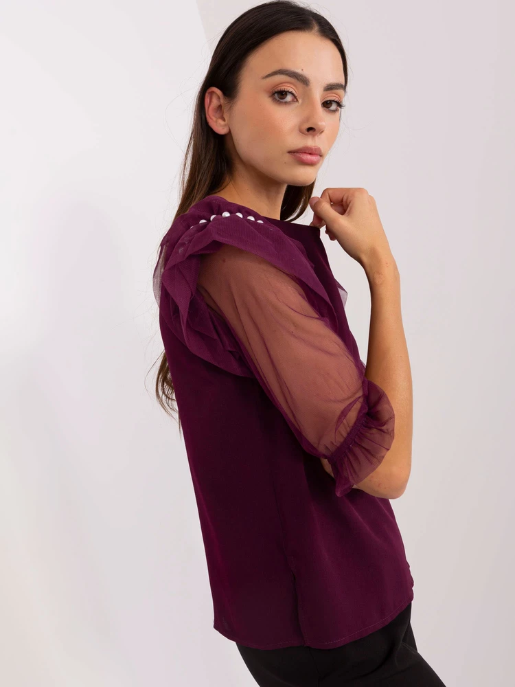 Palaidinė-LK-BZ-506682.26P-tamsiai violetinė