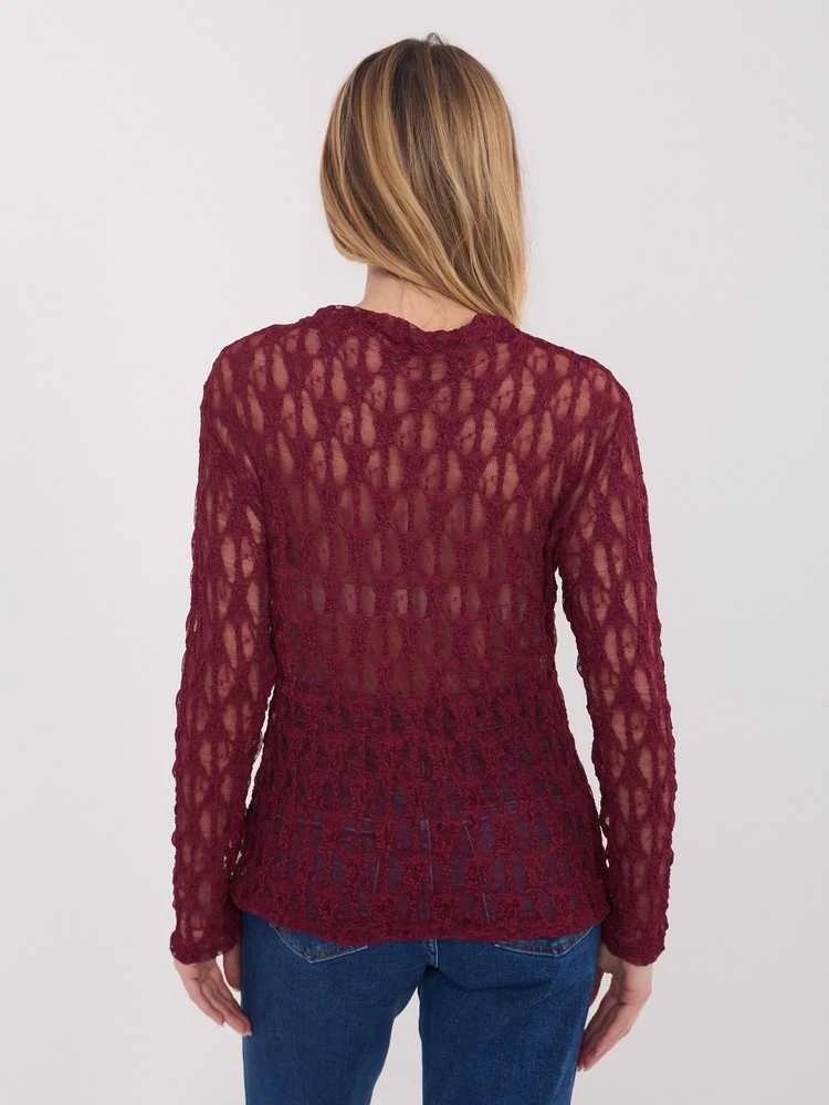 Palaidinė moteriška bordo spalvos IT-BZ-9962.98