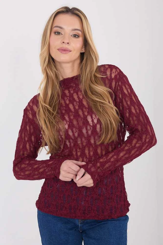Palaidinė moteriška bordo spalvos IT-BZ-9962.98