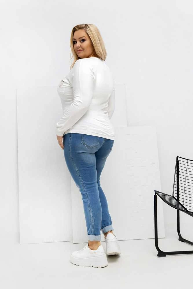Palaidinė moteriška ecru spalvos plus size RV