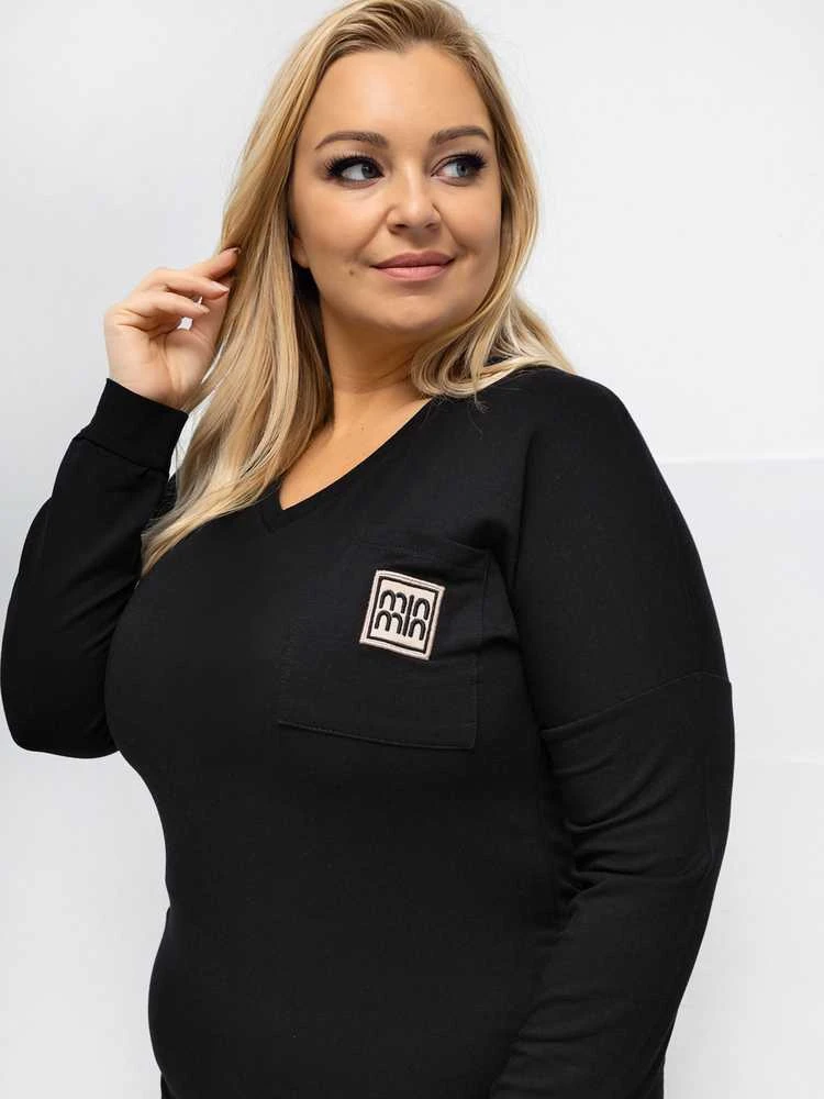 Palaidinė moteriška juoda RV