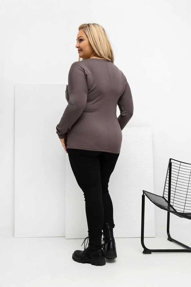 Palaidinė moteriška ruda plus size RV