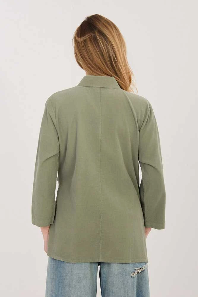 Palaidinė oversize chaki spalvos