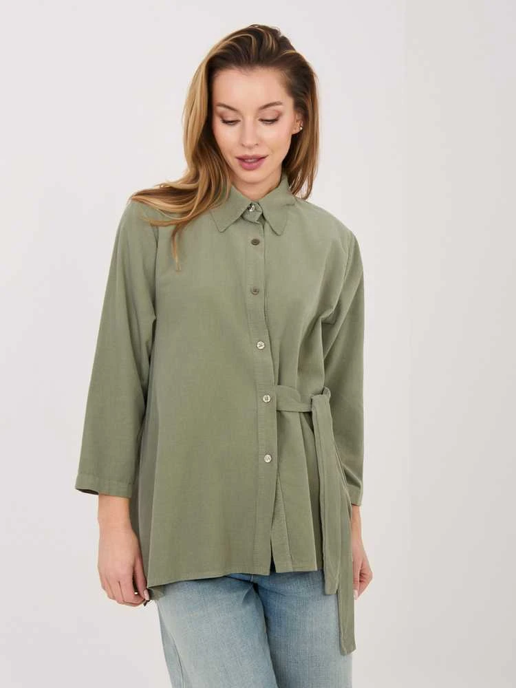 Palaidinė oversize chaki spalvos