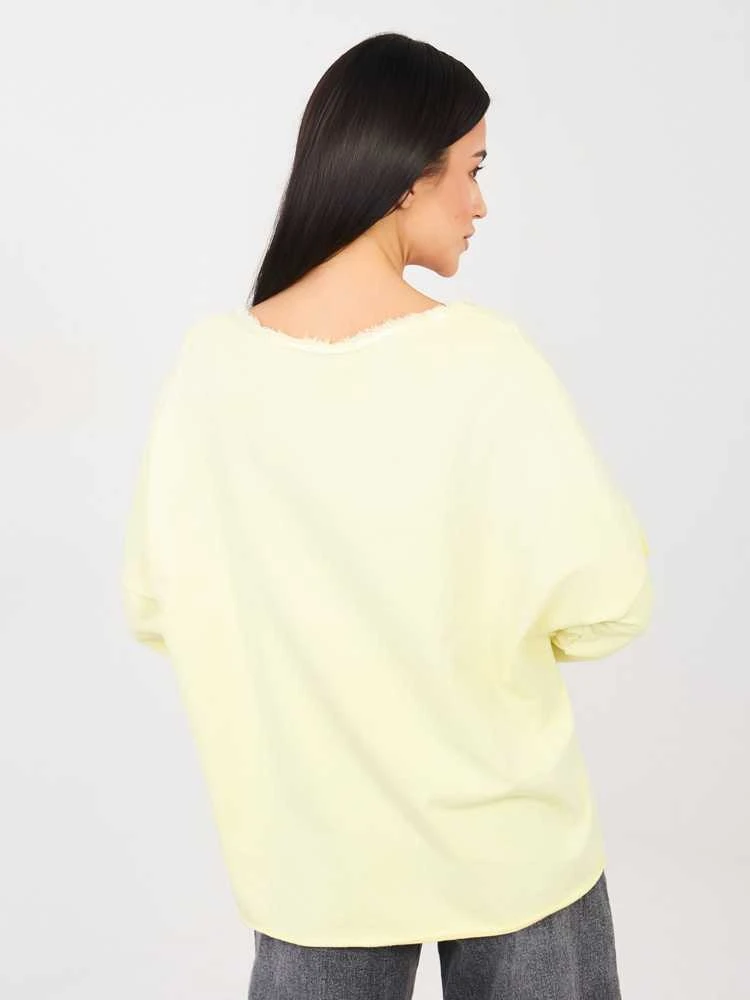 Palaidinė oversize šviesiai geltona