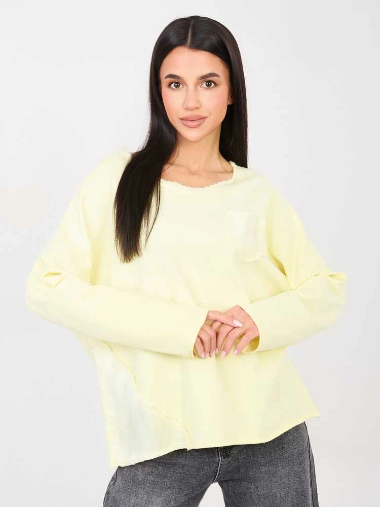 Palaidinė oversize šviesiai geltona