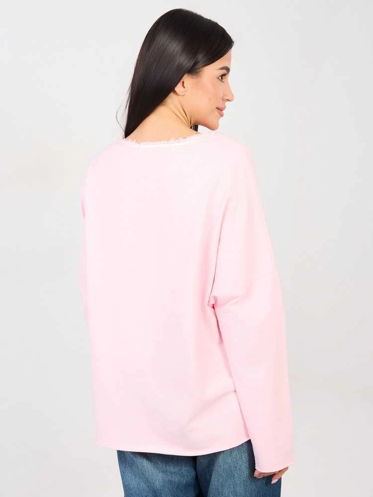 Palaidinė oversize šviesiai rožinė