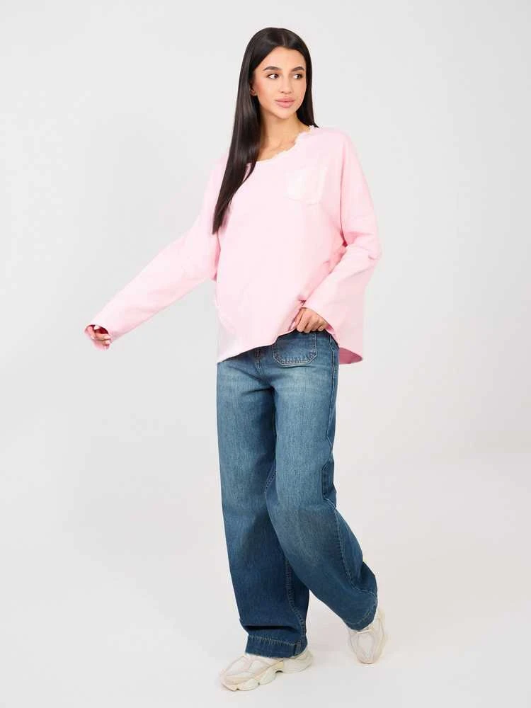 Palaidinė oversize šviesiai rožinė