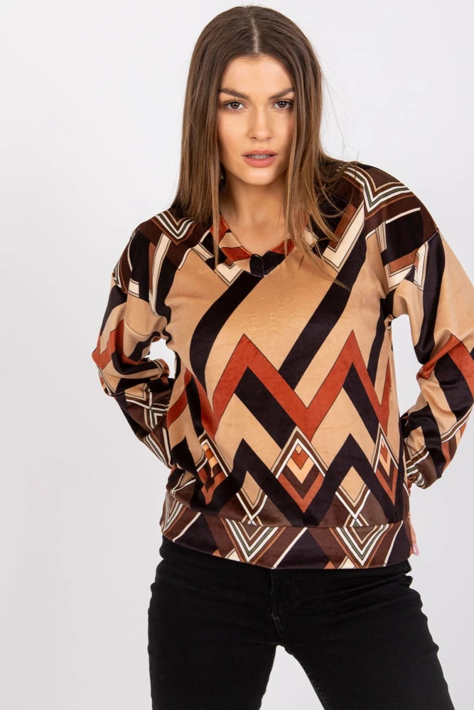 Palaidinė su geometriniu raštu Italy Moda