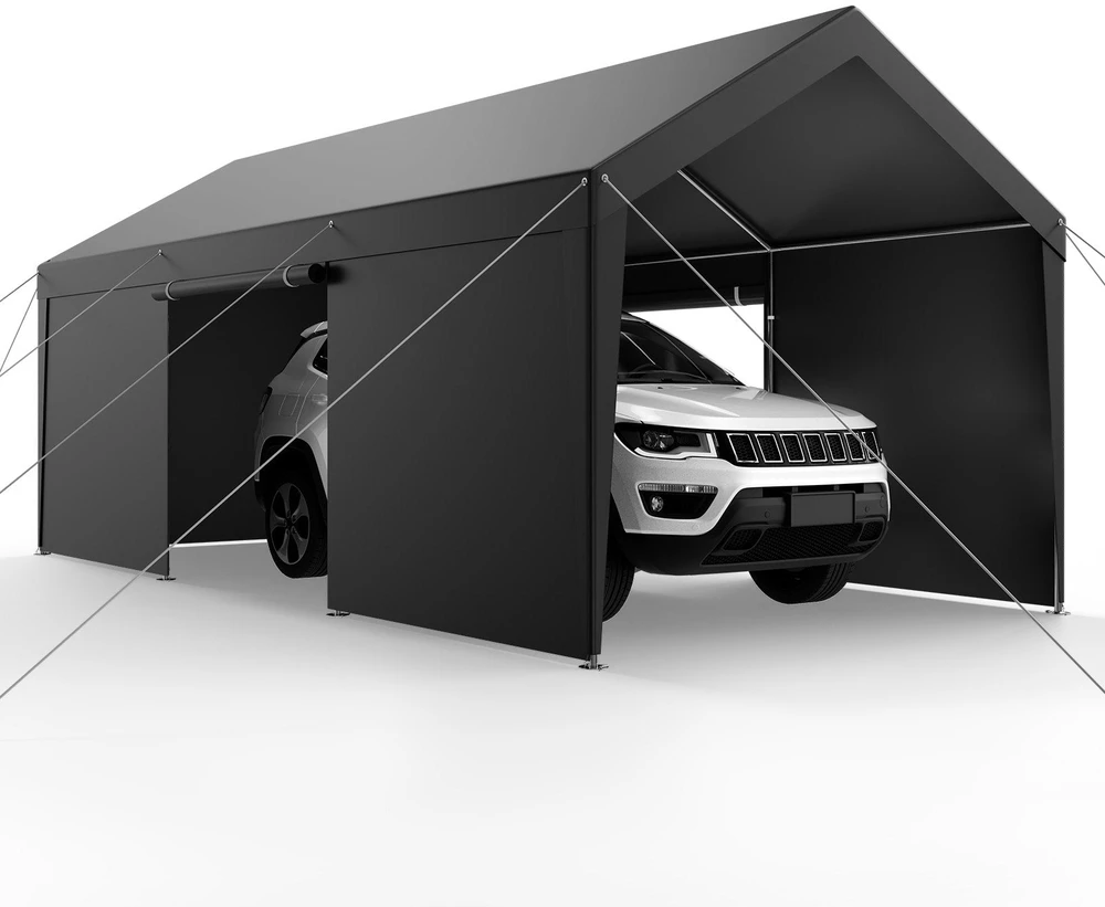 Vevor Automobilio pastogė su šoninėmis sienomis 3.66x6.10m