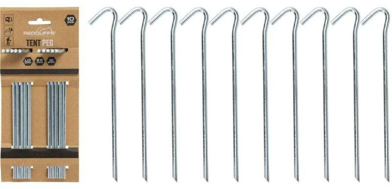RedCliffs Palapinės kuoliukai 17 cm 10 vnt.