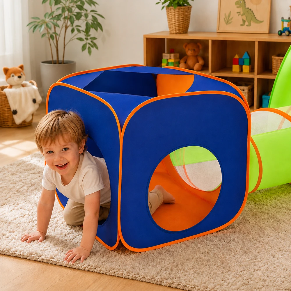 Kruzzel 5-in-1 Children's Tent with Tunnels