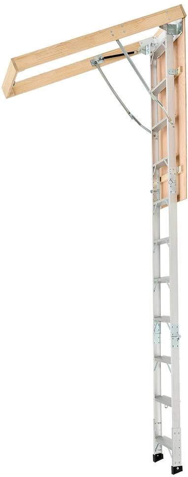 VEVOR Palėpės kopėčios aliuminio 170 kg 3 - 3.13 m