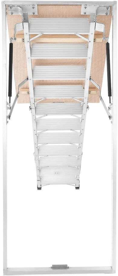 VEVOR Palėpės kopėčios aliuminio 170 kg 3 - 3.13 m