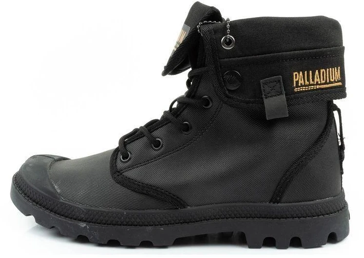 Palladium Moteriški laisvalaikio aukšto aulo sportbačiai su padengimu, madingi, juodi