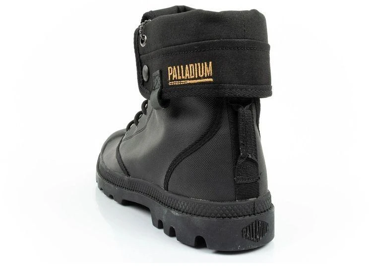 Palladium Moteriški laisvalaikio aukšto aulo sportbačiai su padengimu, madingi, juodi