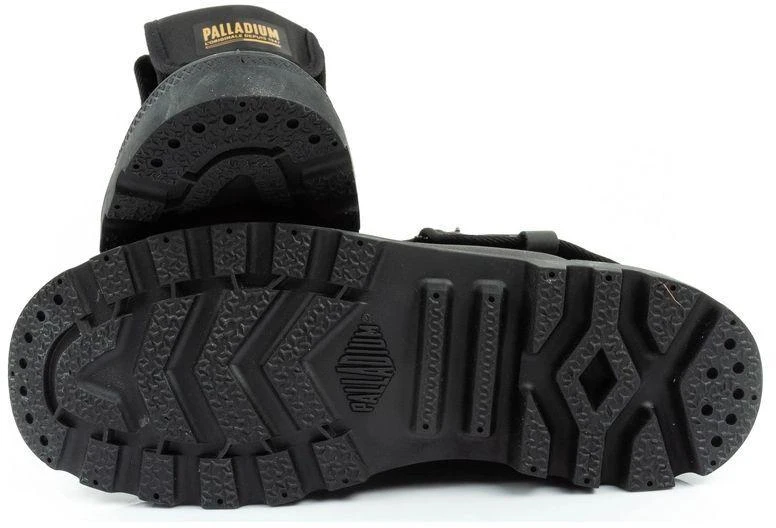 Palladium Moteriški laisvalaikio aukšto aulo sportbačiai su padengimu, madingi, juodi