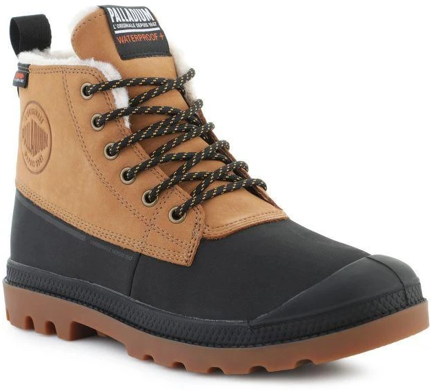 Palladium Pampa Duck Wl Wp+ 79547-254-M Tamsiai rudos