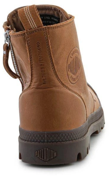 Palladium Pampa Zip Lth Ess U batai 76888-252-M Dear Brown